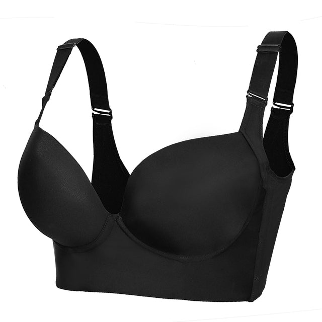 Full Back Coverage Bras For Women, Fashion Deep Cup Hide Back Fat